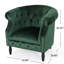 Fauteuil Chesterfield capitonné Valli-22134473