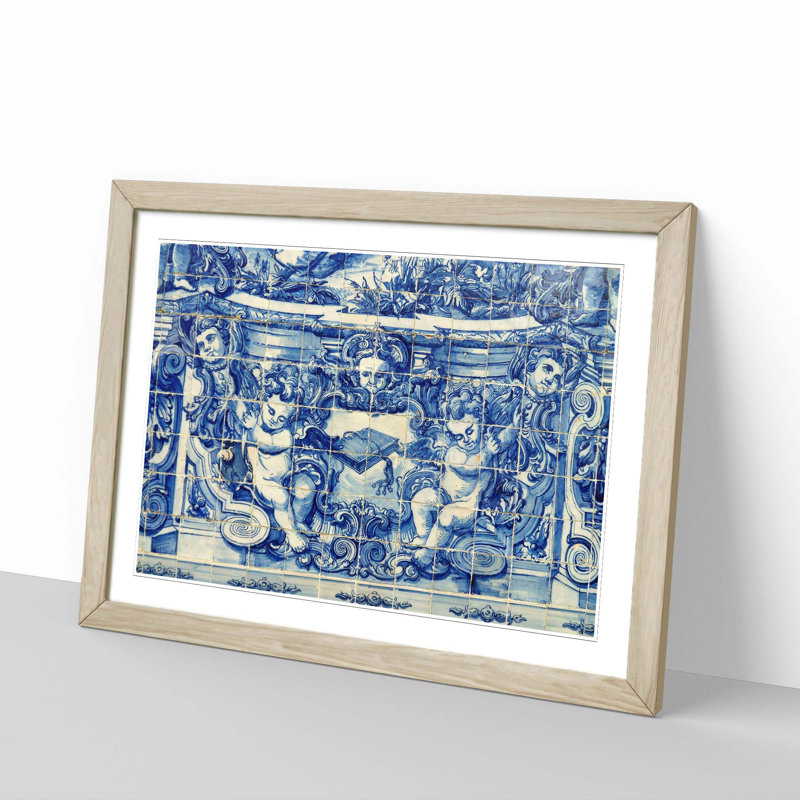 Single Picture Frame Print, Oak