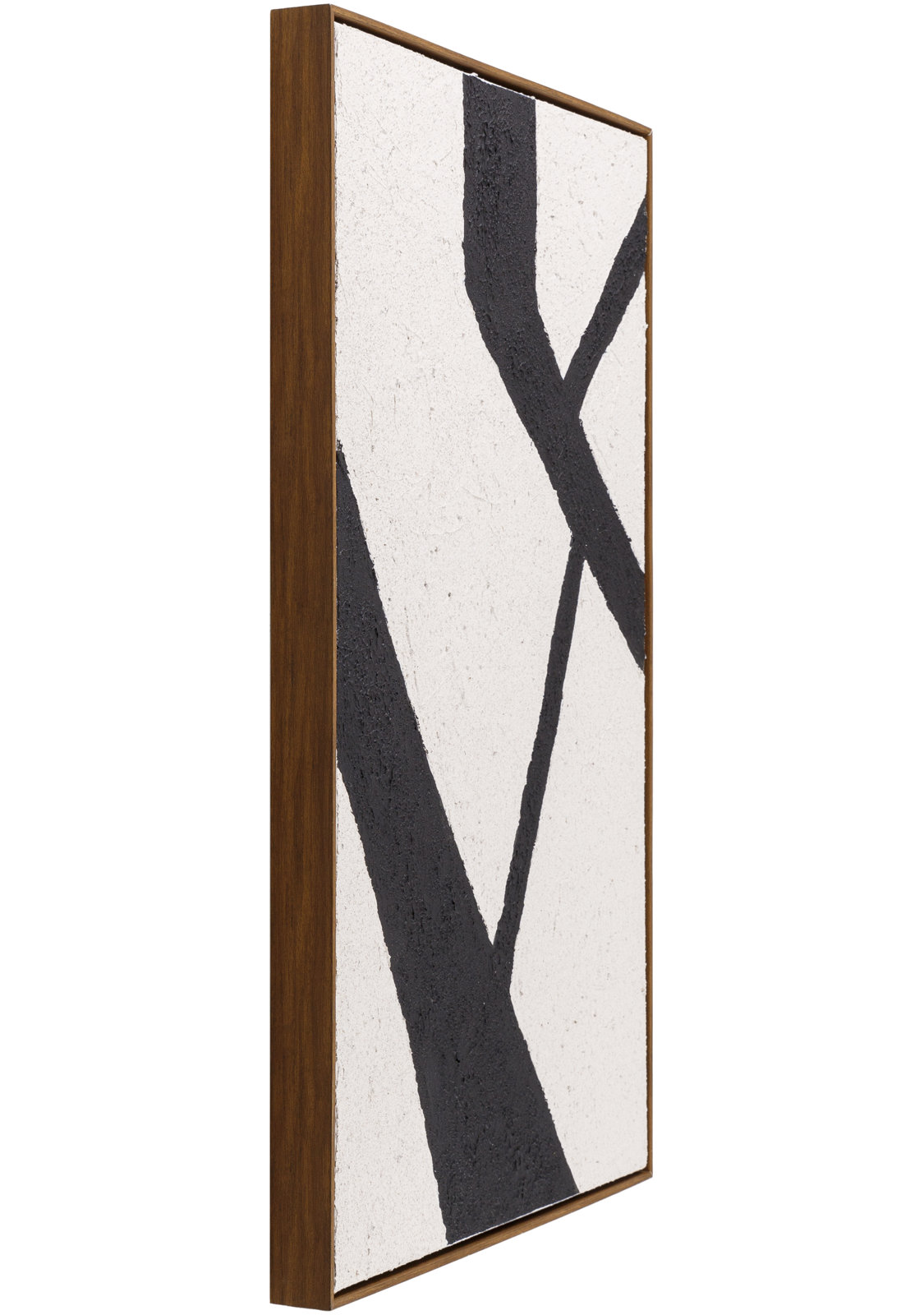 Lucero "Abstract" 2-Piece Canvas Print, Dark Brown Framed, 48" H x 36" W