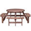 Banc de pique-nique en bois Brinkerhoff