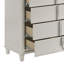 Commode, finition blanc perle