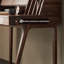 Ensemble de chaises de bureau en bois massif de style américain