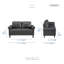 Kulik 57" Upholstered Loveseat-343846288