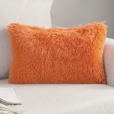 Faux Fur Throw Pillow