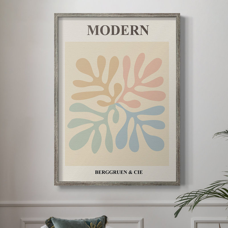 Matisse CXI, reproduction d'art encadrée - bois massif, H 11 po x l 9 po
