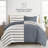 Duvet Cover Set Patterned Microfiber Ultra Soft Bedding in Desert Stripe-105814144-105814143