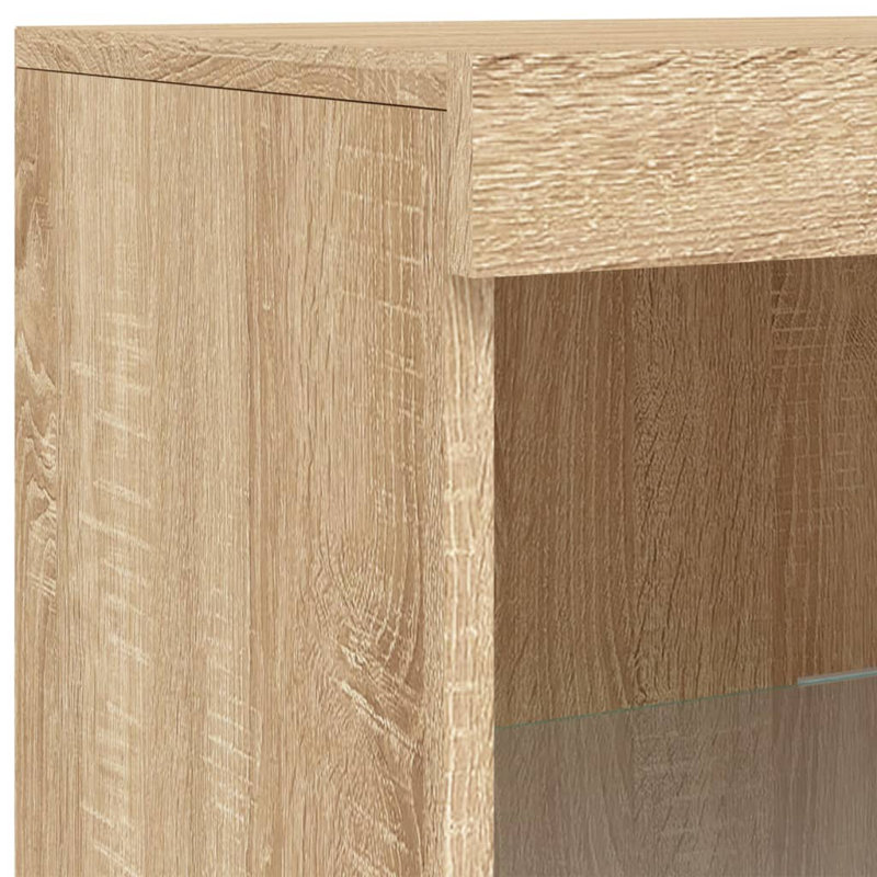 Azizbek 162cm Sideboard, Sonoma Oak
