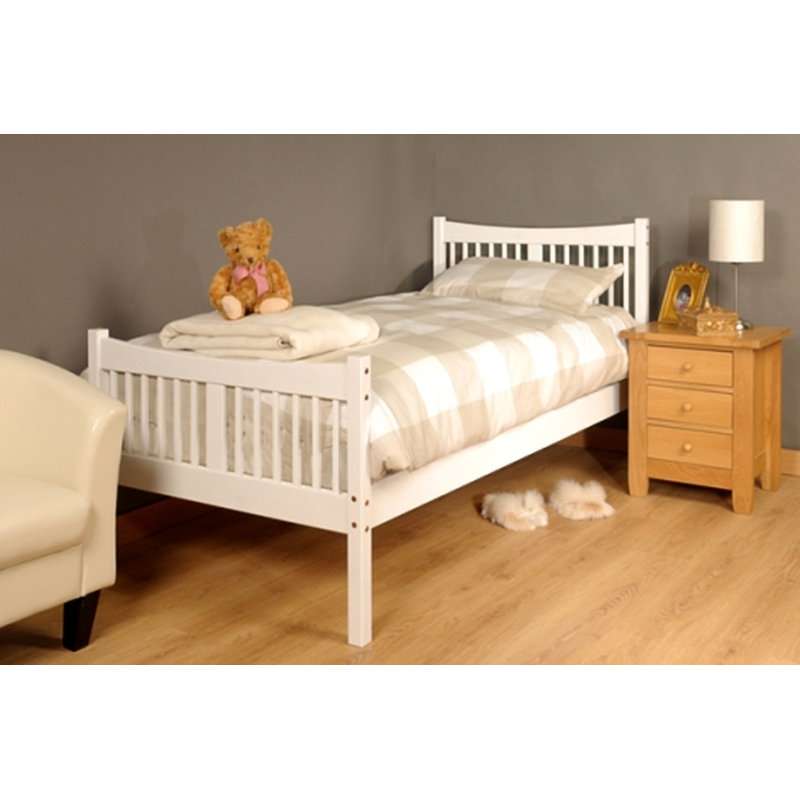 Pilar Bed, Single (3'), White