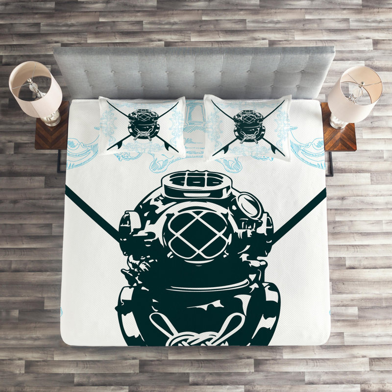 Coastal Polyester Coverlet