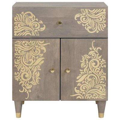 50cm W Solid Wood Bedside Table