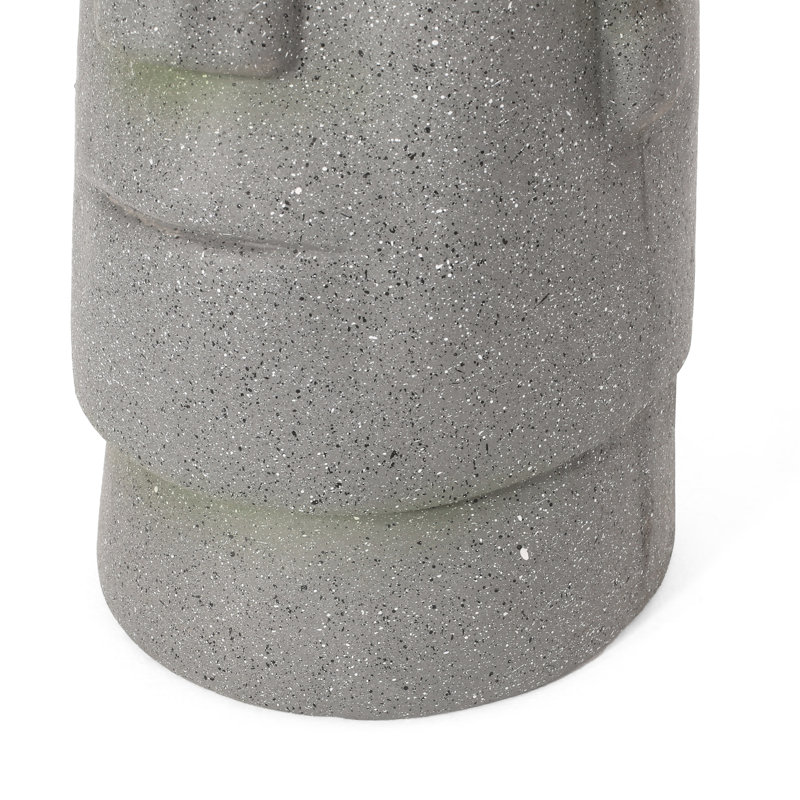 9.31" W X D 24.51" H Outdoor Planter - Cast Stone, To Conditions Backyard Made Of Magnesium Oxide, For