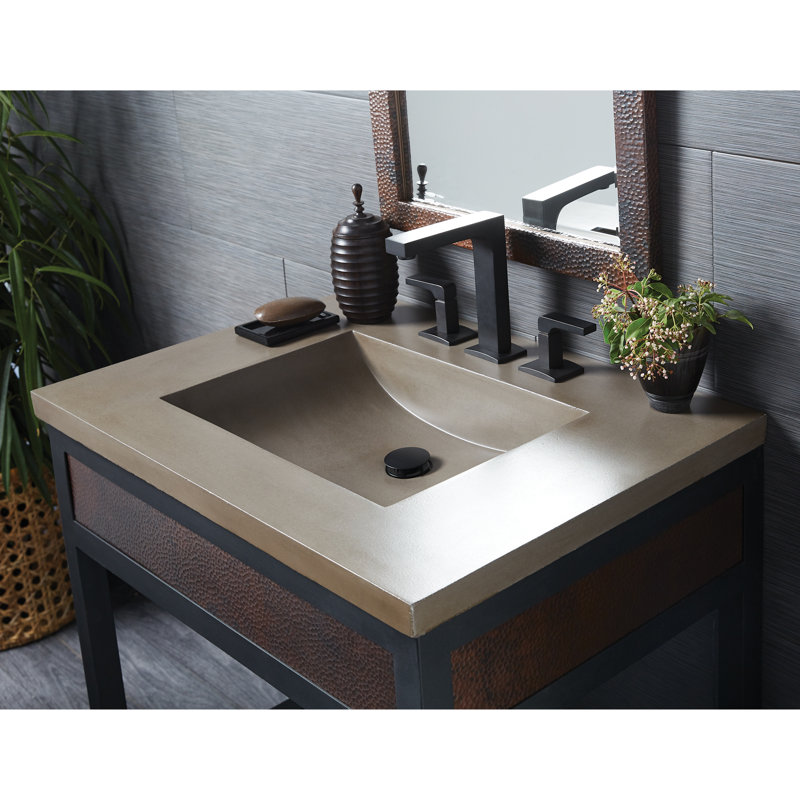 30.5" Single Bathroom Vanity Top with Sink, Sand, Single