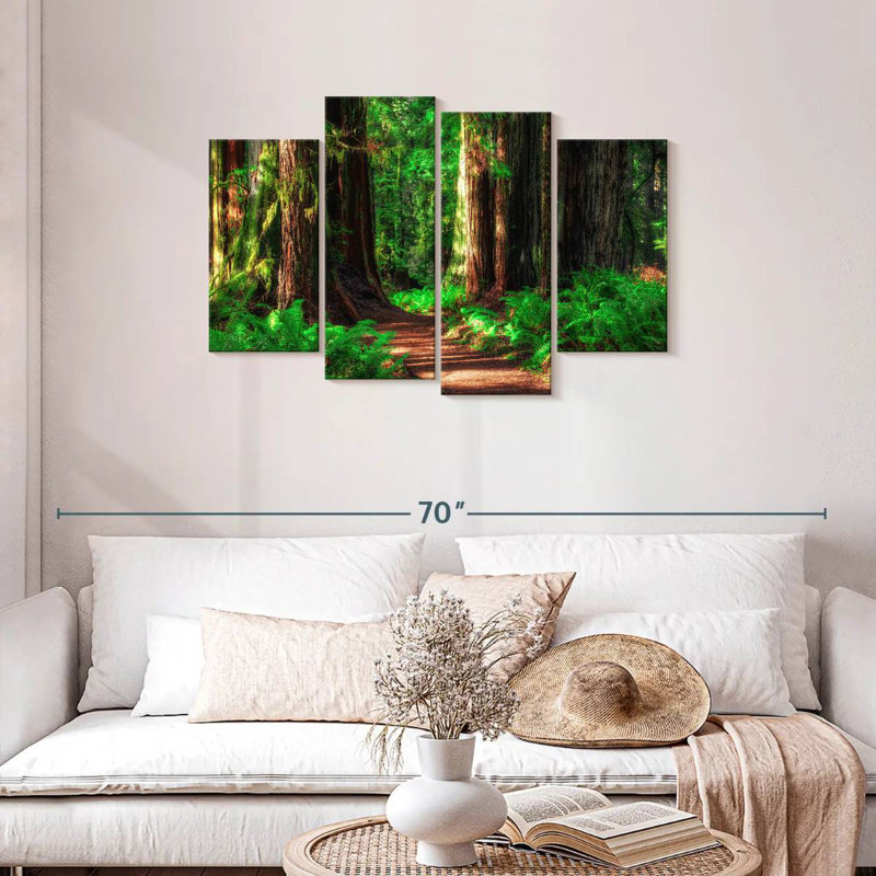 Path Through Forest, 27" H x 43" W