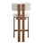 Francile Upholstered Stool with Solid Wood Frame-352002160-352002161