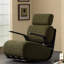 Chaise berçante rétro confortable-106871327