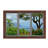 Hawaii Window View - Floater Frame Print on Canvas-1541137277
