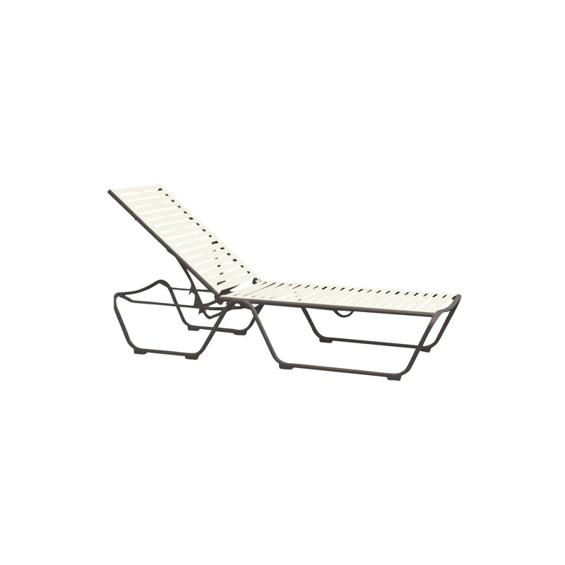 Millennia EZ Span™ Outdoor Chaise Lounge, Snow , Graphite