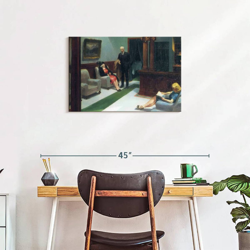 Hall de l'hôtel Leisha, H 20 po x l 30 po