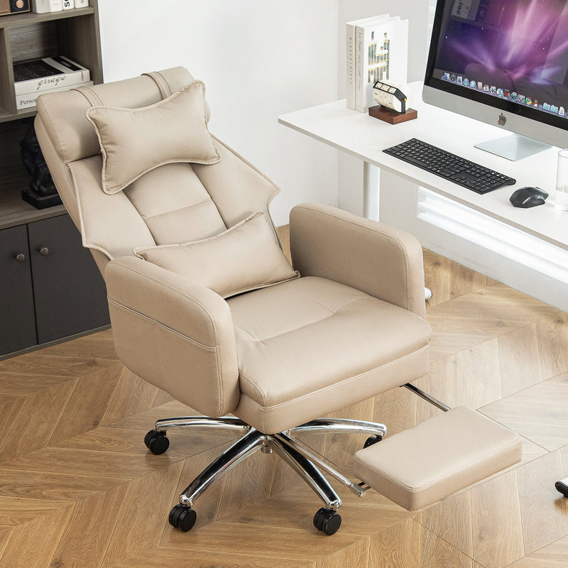 Swivel Ergonomic Office Chair, Technology Leather  High Back Office Chair