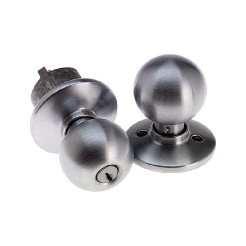 Schlage Orbit Satin Chrome Steel Storeroom Lockset ANSI Grade 2 1-3/4 in.