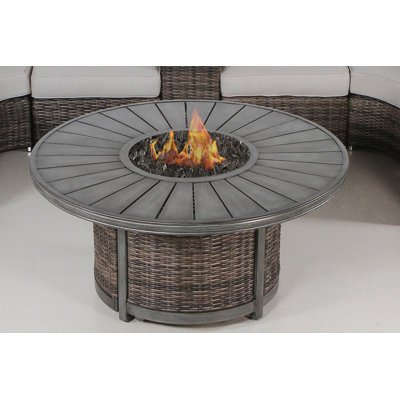 Table de foyer d'extérieur au propane 25 H x 52 W