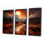 «Moonlit Sunset On Canyon Landscape IV - Canyon & Desert», art mural-40186107-40186105