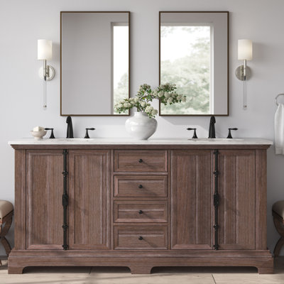 Meuble-lavabo double 72 po Tolliver
