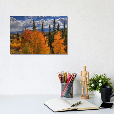 Autumn Fire At Ohio Pass by Bill Sherrell - Gallery-Wrapped Canvas Giclée on Canvas