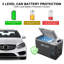 Réfrigérateur portatif ACOPower avec batterie, congélateur de voiture 19 pte, 12 V, refroidisseur à faible bruit de 45 W pour véhicule récréatif, bateau - 1 an de garantie