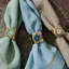 Crystal Quartz Napkin Rings