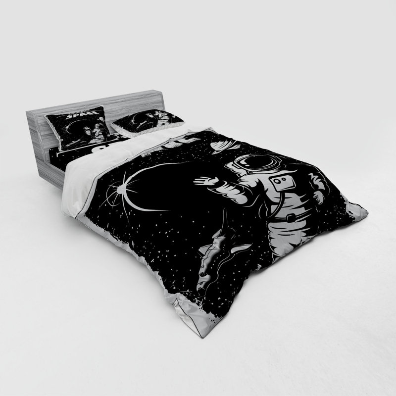 Modern & Contemporary Polyester Duvet Cover, Queen Duvet Cover + 3 Additional Pieces
