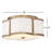 Luxton 3-Light Flush Mount in Brass-933544438-933544442
