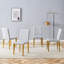 Chaises de salle à manger en cuir PU avec pieds en métal Duke-1292782954-1291840955-1291840950