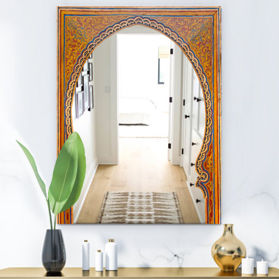 Miroir mural marocain, porte antique - Maroc