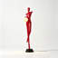 Sculpture DEL luxueuse en fibre de verre
