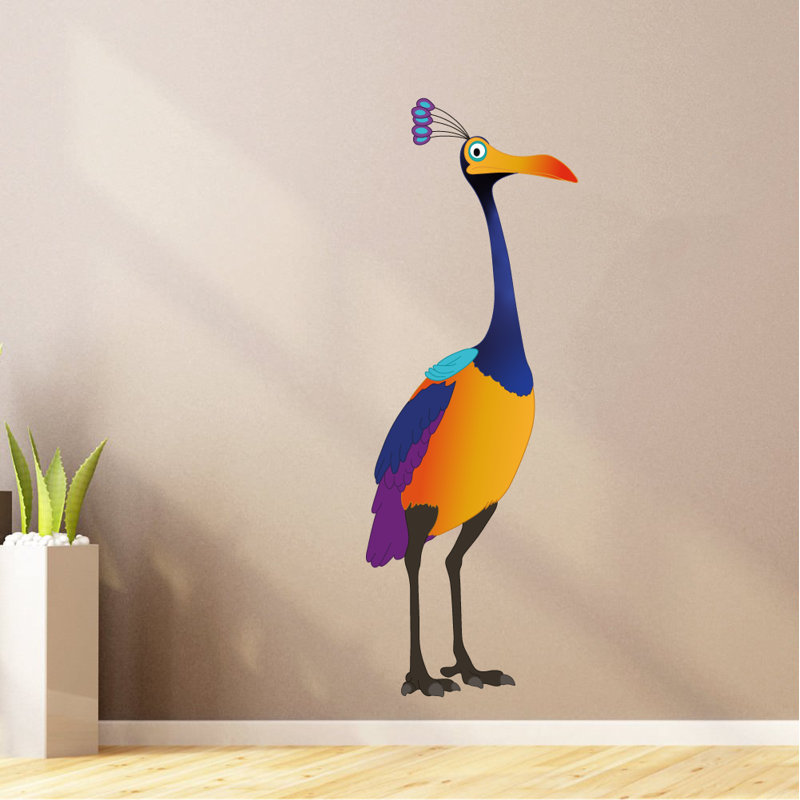 Adhésif décoratif Kevin l'oiseau, 10 po x 8 po