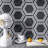Ontario Hexagon 8.58 in. x 9.89 in. Matte Porcelain Floor and Wall Tile-91596114