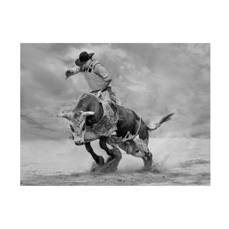 Art sur toile, bol, Yun Wang Ram, H 14 po x l 19 po