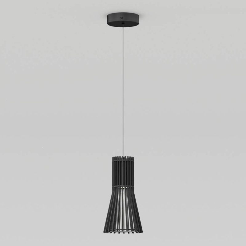 Wechsler LED Pendant Light, Matte Black
