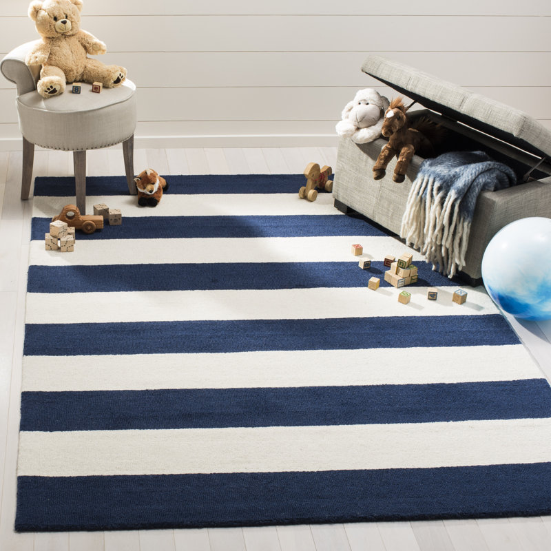 Fairchild Hand Tufted Wool Rug, Rectangle 8' x 10'