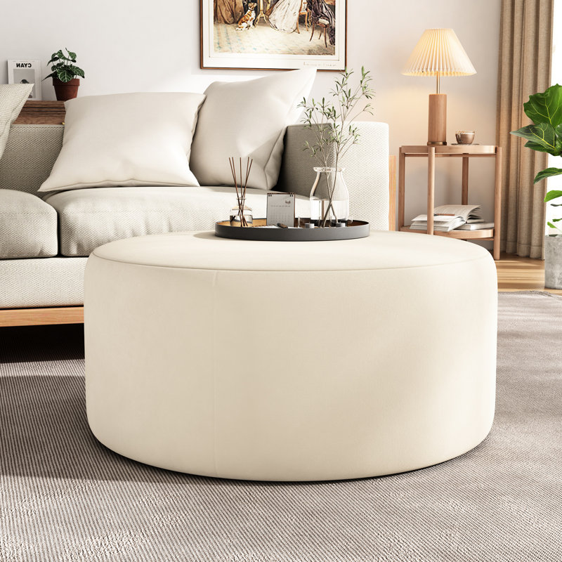 Table d'appoint stylisée en velours
