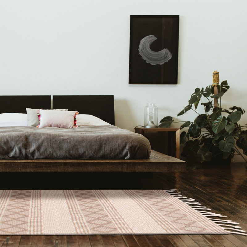 Tapis rectangulaire en laine 4 pi x 5 pi 7 po Izampo