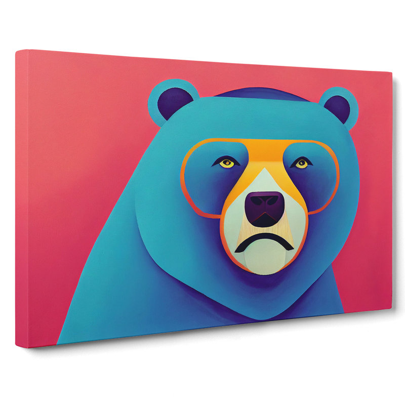 Cool Bear - Wrapped Canvas, 35cm H x 50cm W x 3cm D