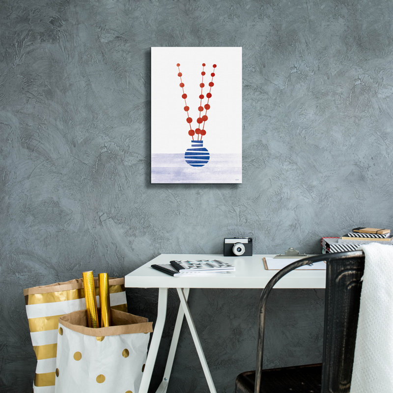"Fleurs" par Tomas Design, H 18 po x l 12 po x P 0,75 po
