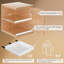 Ensemble de 2 armoires coulissantes pour armoires de cuisine, 21 x 12,4 x 2,4, blanc