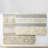 20x32" Natural Bath Rug With Woven Texture Stripe, Non-skid Back, Easy Wash, Style Decor 20x32", Stripe Design, Backing, Machine Washable Feeling