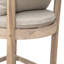 Ensemble de 2 tabourets d'extérieur avec coussin beige-1176999368