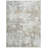 Rectangle Abstract Machine Woven Polyester Area Rug in Gray-67879096