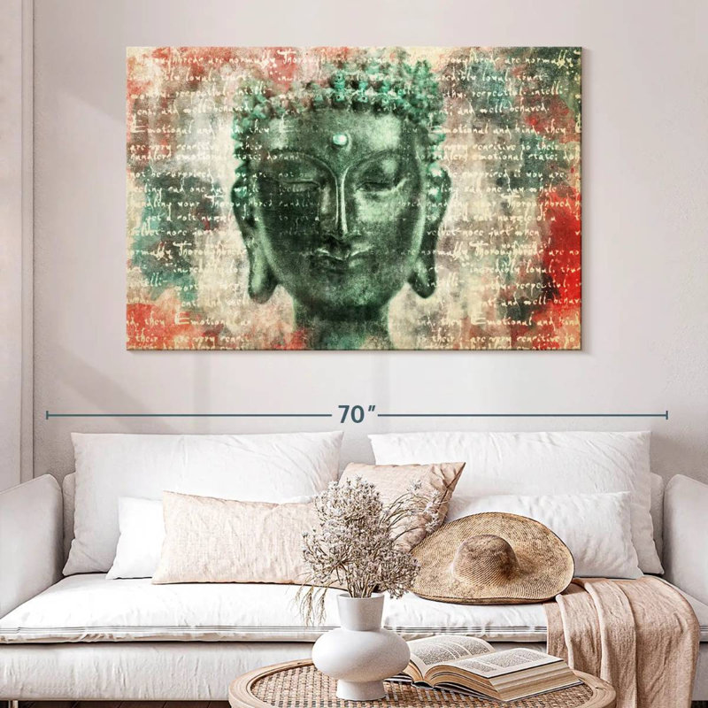 Bouddha zen Leisha, H 34 po x l 51 po