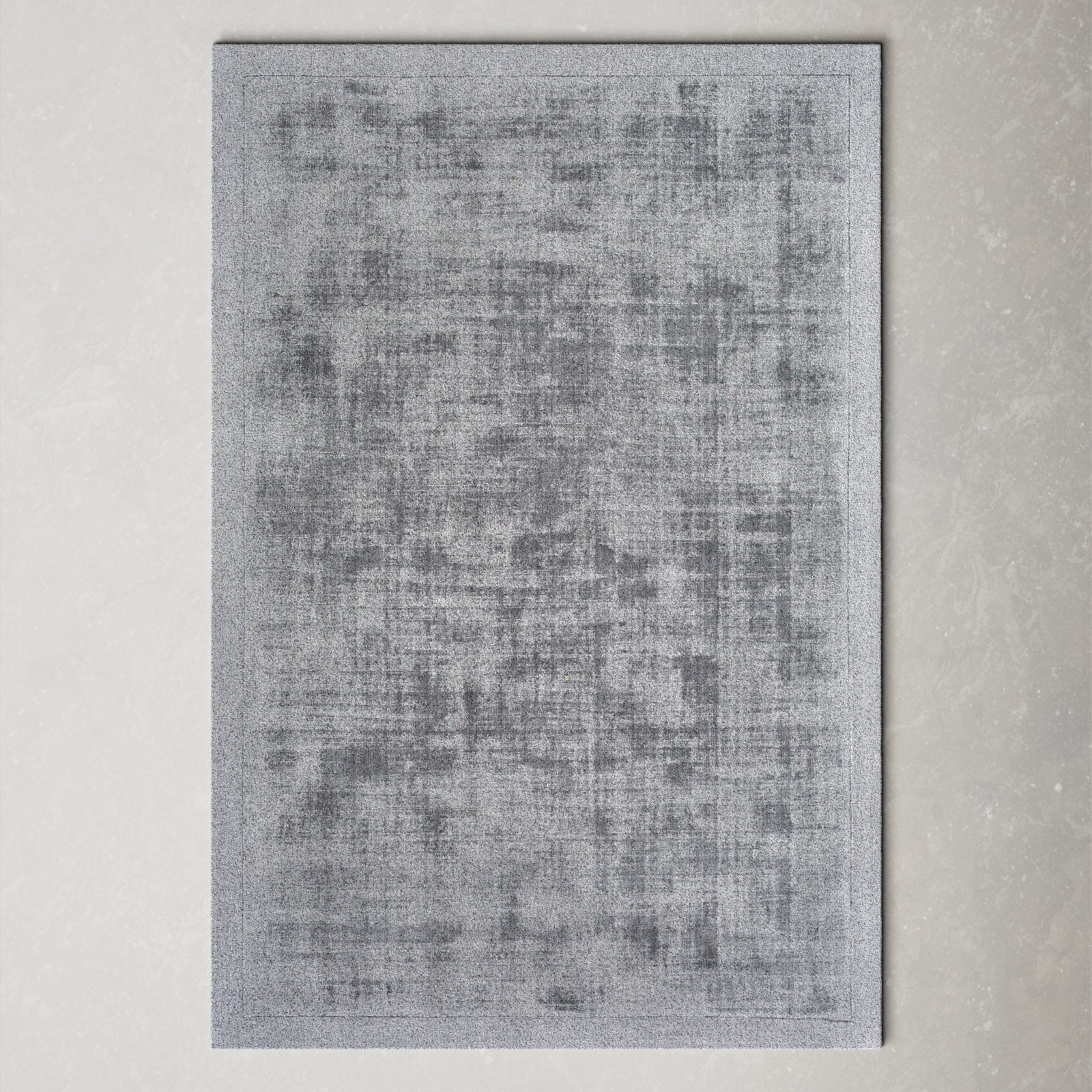 Mckinley Handmade Viscose Gray Rug, Rectangle 2' x 3'
